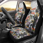 Black History Fight Like A Girl Car Seat Cover African Feminist Icons and Bold Retro Art Style - African Pride