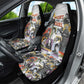 Black History Fight Like A Girl Car Seat Cover African Feminist Icons and Bold Retro Art Style - African Pride