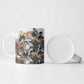 Black History Fight Like A Girl Ceramic Mug African Feminist Icons and Bold Retro Art Style - African Pride
