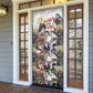 Black History Fight Like A Girl Door Cover African Feminist Icons and Bold Retro Art Style - African Pride