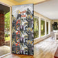 Black History Fight Like A Girl Door Cover African Feminist Icons and Bold Retro Art Style - African Pride