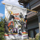 Black History Fight Like A Girl Garden Flag African Feminist Icons and Bold Retro Art Style - African Pride