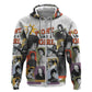 Black History Fight Like A Girl Hoodie African Feminist Icons and Bold Retro Art Style - African Pride