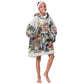 Black History Fight Like A Girl Kid Wearable Blanket Hoodie African Feminist Icons and Bold Retro Art Style - African Pride