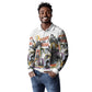 Black History Fight Like A Girl Long Sleeve Polo Shirt African Feminist Icons and Bold Retro Art Style - African Pride