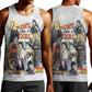 Black History Fight Like A Girl Men Tank Top African Feminist Icons and Bold Retro Art Style - African Pride