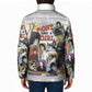 Black History Fight Like A Girl Padded Jacket African Feminist Icons and Bold Retro Art Style - African Pride