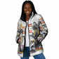 Black History Fight Like A Girl Padded Jacket African Feminist Icons and Bold Retro Art Style - African Pride