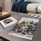 Black History Fight Like A Girl Puzzle African Feminist Icons and Bold Retro Art Style - African Pride