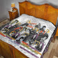 Black History Fight Like A Girl Quilt African Feminist Icons and Bold Retro Art Style - African Pride