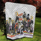 Black History Fight Like A Girl Quilt African Feminist Icons and Bold Retro Art Style - African Pride