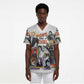 Black History Fight Like A Girl Scrub Top African Feminist Icons and Bold Retro Art Style - African Pride
