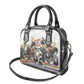 Black History Fight Like A Girl Shoulder Handbag African Feminist Icons and Bold Retro Art Style - African Pride