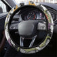 Black History Fight Like A Girl Steering Wheel Cover African Feminist Icons and Bold Retro Art Style - African Pride