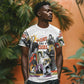 Black History Fight Like A Girl T shirt African Feminist Icons and Bold Retro Art Style - African Pride