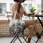 Black History Fight Like A Girl Tote Bag African Feminist Icons and Bold Retro Art Style - African Pride