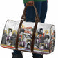 Black History Fight Like A Girl Travel Bag African Feminist Icons and Bold Retro Art Style - African Pride