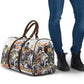 Black History Fight Like A Girl Travel Bag African Feminist Icons and Bold Retro Art Style - African Pride