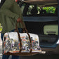 Black History Fight Like A Girl Travel Bag African Feminist Icons and Bold Retro Art Style - African Pride