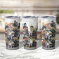 Black History Fight Like A Girl Tumbler Cup African Feminist Icons and Bold Retro Art Style - African Pride