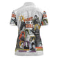 Black History Fight Like A Girl Women Polo Shirt African Feminist Icons and Bold Retro Art Style - African Pride