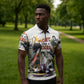 Black History Fight Like A Girl Zipper Polo Shirt African Feminist Icons and Bold Retro Art Style - African Pride