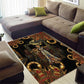 Serket Ancient Egyptian Area Rug with Canopic Jars and Scorpion Motif in Protection