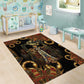 Serket Ancient Egyptian Area Rug with Canopic Jars and Scorpion Motif in Protection