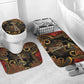 Serket Ancient Egyptian Bathroom Set with Canopic Jars and Scorpion Motif in Protection