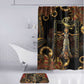 Serket Ancient Egyptian Bathroom Set with Canopic Jars and Scorpion Motif in Protection