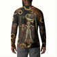 Serket Ancient Egyptian Button Sweatshirt with Canopic Jars and Scorpion Motif in Protection