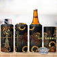 Serket Ancient Egyptian 4 in 1 Can Cooler Tumbler with Canopic Jars and Scorpion Motif in Protection