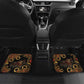 Serket Ancient Egyptian Car Mats with Canopic Jars and Scorpion Motif in Protection