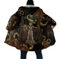 Serket Ancient Egyptian Cloak with Canopic Jars and Scorpion Motif in Protection