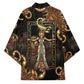Serket Ancient Egyptian Kimono with Canopic Jars and Scorpion Motif in Protection