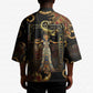 Serket Ancient Egyptian Kimono with Canopic Jars and Scorpion Motif in Protection