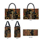 Serket Ancient Egyptian Leather Bag with Canopic Jars and Scorpion Motif in Protection