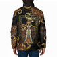 Serket Ancient Egyptian Padded Jacket with Canopic Jars and Scorpion Motif in Protection