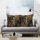 Serket Ancient Egyptian Pillow Cover with Canopic Jars and Scorpion Motif in Protection