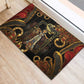 Serket Ancient Egyptian Rubber Doormat with Canopic Jars and Scorpion Motif in Protection