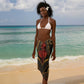 Serket Ancient Egyptian Sarong with Canopic Jars and Scorpion Motif in Protection