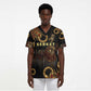 Serket Ancient Egyptian Scrub Top with Canopic Jars and Scorpion Motif in Protection