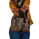 Serket Ancient Egyptian Shoulder Handbag with Canopic Jars and Scorpion Motif in Protection