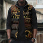 Serket Ancient Egyptian Sleeveless Puffer Jacket with Canopic Jars and Scorpion Motif in Protection