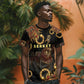 Serket Ancient Egyptian T shirt with Canopic Jars and Scorpion Motif in Protection