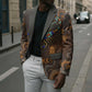 Serket Egyptian Blazer Jeweled Scorpion and Cobweb Motif in Mystical Egyptian