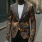 Serket Egyptian Blazer Jeweled Scorpion and Cobweb Motif in Mystical Egyptian