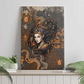Serket Egyptian Canvas Wall Art Jeweled Scorpion and Cobweb Motif in Mystical Egyptian