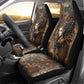 Serket Egyptian Car Seat Cover Jeweled Scorpion and Cobweb Motif in Mystical Egyptian