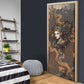 Serket Egyptian Door Cover Jeweled Scorpion and Cobweb Motif in Mystical Egyptian